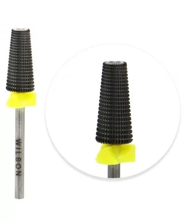 سر سوهان الماسه مخروطی F سر تخت ویلسون WILSON نوار زرد