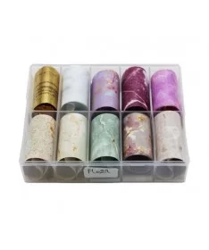 دیزاین فویل ناخن پک 10 عددی FL021