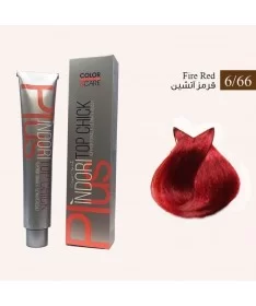 رنگ موی قرمز آتشین ایندوری کد 6/66
