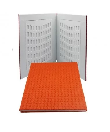 آلبوم کالیته ناخن حصیری نارنجی 120 عددی