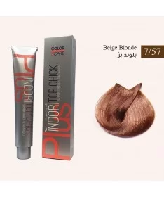 رنگ موی بلوند بژ ایندوری کد 7/57