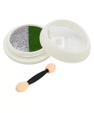 پودر کروم سبز و نقره ای