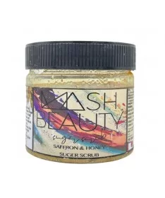 شوگر اسکراب مش بیوتی MASH BEAUTY 500gr عسل و زعفران