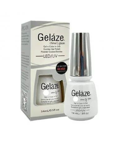 لاک ژل سفید چاینا گلیز CHINA GELAZE