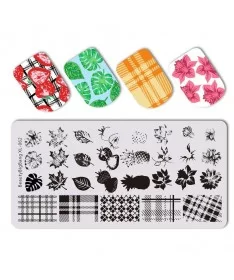 شابلون فلزی طراحی ناخن XL-062