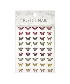 برچسب 3D ناخن پروانه JOYFUL 01