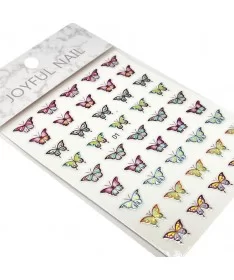 برچسب 3D ناخن پروانه JOYFUL 01