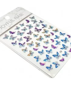برچسب 3D ناخن پروانه JOYFUL 04
