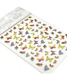برچسب 3D ناخن پروانه JOYFUL 05