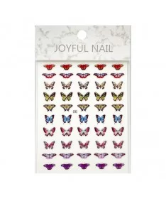 برچسب 3D ناخن پروانه JOYFUL 06