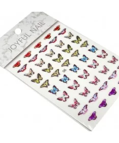 برچسب 3D ناخن پروانه JOYFUL 06