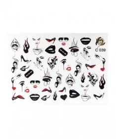 اسلایدر (لنز) ناخن C039