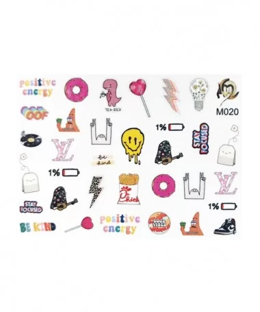 اسلایدر (لنز) ناخن M020