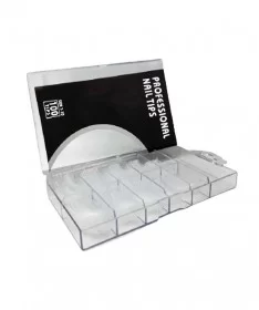 قالب کاشت ناخن آنیم ANIM شیشه ای 100 عددی