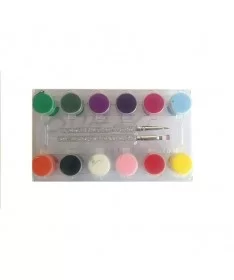 رنگ اکریلیک طراحی ناخن کاسه ای 12 عددی اوماکسی OMAXY