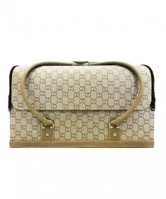 کیف طرح گوچی Gucci - نخودی بزرگ
