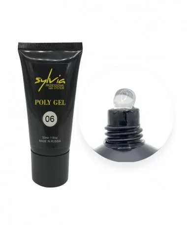 پلی ژل کاشت ناخن سیلویا SYLVIA 30ml کد:06