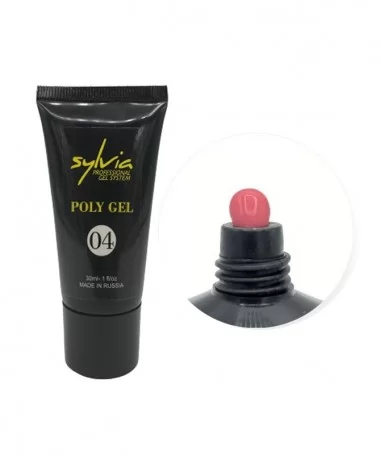 پلی ژل کاشت ناخن سیلویا SYLVIA 30ml کد:04