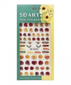 استیکر ناخن 5D کد:K034
