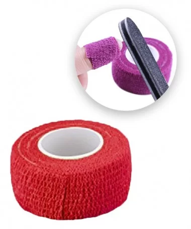 نوار محافظ ناخن 2.5 سانتی قرمز