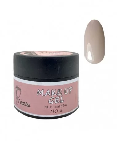 میکاپ ژل (هارد ژل) تتیس TETIS 15m N0.6