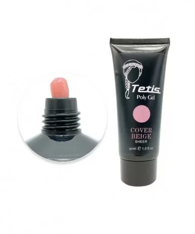 پلی ژل تتیس TETIS 30ml COVER BEIGE