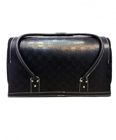 کیف لوازم کاشت ناخن طرح گوچی مشکی بزرگ