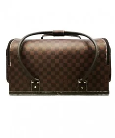 کیف لوازم کاشت ناخن لویی ویتون LOUIS VUITTON قهوه ای بزرگ