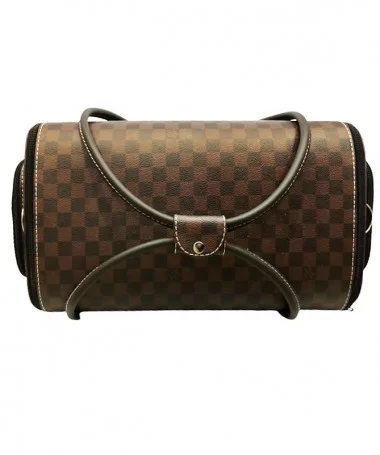 کیف لوازم کاشت ناخن لویی ویتون LOUIS VUITTON قهوه ای بزرگ