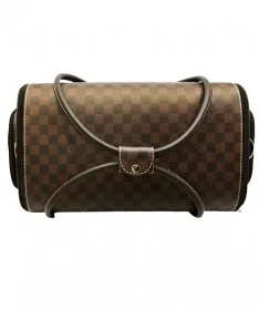 کیف لوازم کاشت ناخن لویی ویتون LOUIS VUITTON قهوه ای بزرگ