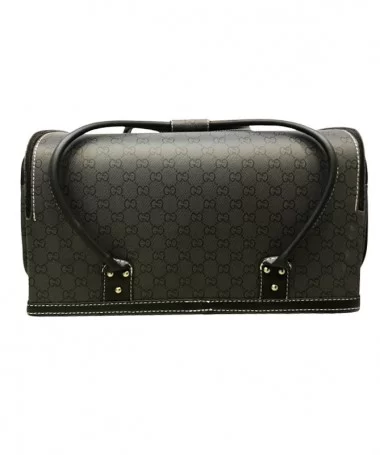 کیف لوازم کاشت ناخن طرح گوچی طوسی بزرگ