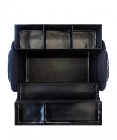 کیف لوازم کاشت ناخن طرح گوچی طوسی بزرگ