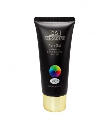 پلی ژل ناخن بس آندره BESONDERE 60ml - کد P01 پلی ژل ناخن بس آندره BESONDERE 60ml - کد P01