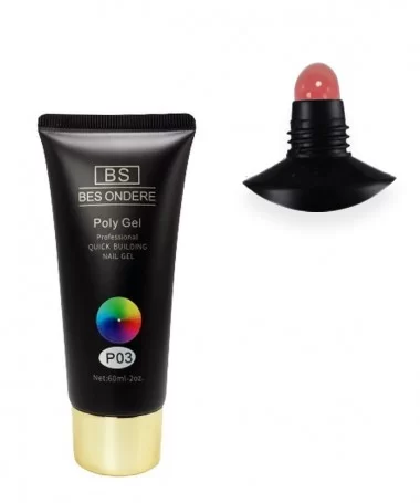 پلی ژل ناخن بس آندره BESONDERE 60ml - کد P03