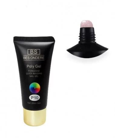 پلی ژل ناخن بس آندره BESONDERE 30ml کد - P10 پلی ژل ناخن بس آندره BESONDERE 30ml کد - P10