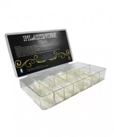 تیپ ناخن پلاتینیوم PLATINUM شیری 250 عددی