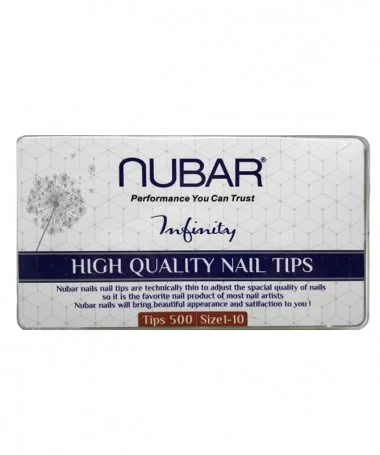 تیپ کاشت ناخن نوبار NUBAR شیری 500 عددی