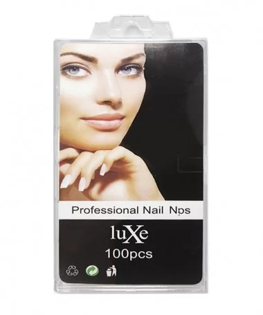 تیپ ناخن لوکسی LUXE شیری 100 عددی
