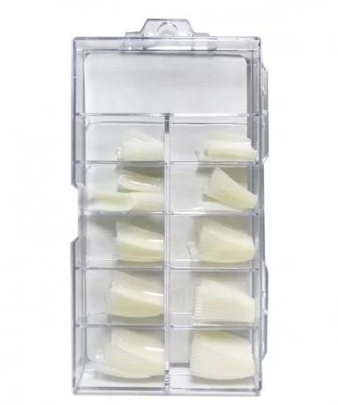 تیپ ناخن لوکسی LUXE شیری 100 عددی