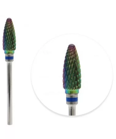 سر سوهان کاجی بزرگ M-BLUE روکش کروم