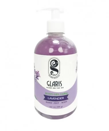 ژل آبرسان گلاریس GLARIS رایحه LAVENDER