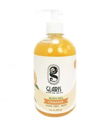 ژل آبرسان گلاریس GLARIS رایحه پرتقال