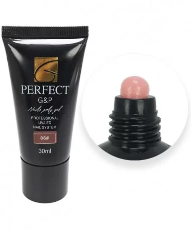 پلی ژل کاشت ناخن پرفکت جی اند پی PERFECT G&P کد 06