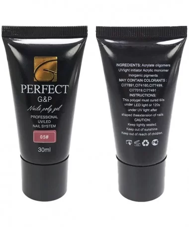 پلی ژل کاشت ناخن پرفکت جی اند پی PERFECT G&P کد 05