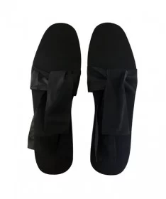 دمپایی پدیکور گره ای مشکی - یک جفت