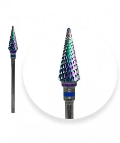 سر سوهان الماسه مخروطی بزرگ روکش کروم ویلسون WILSON نوار آبی