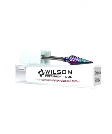 سر سوهان الماسه مخروطی بزرگ روکش کروم ویلسون WILSON نوار آبی