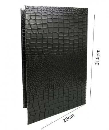 آلبوم کالیته ناخن 160 عددی طرح پوست مار مشکی