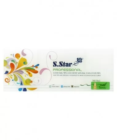 ناخن مصنوعی طبیعی 360 عددی S STAR