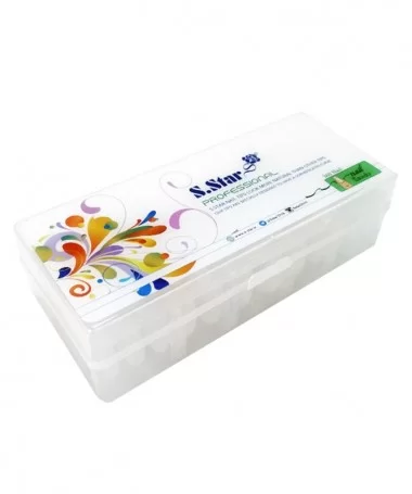 ناخن مصنوعی سفید 360 عددی S-STAR